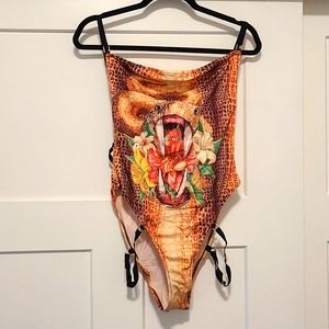 Snake Print Swimsuit